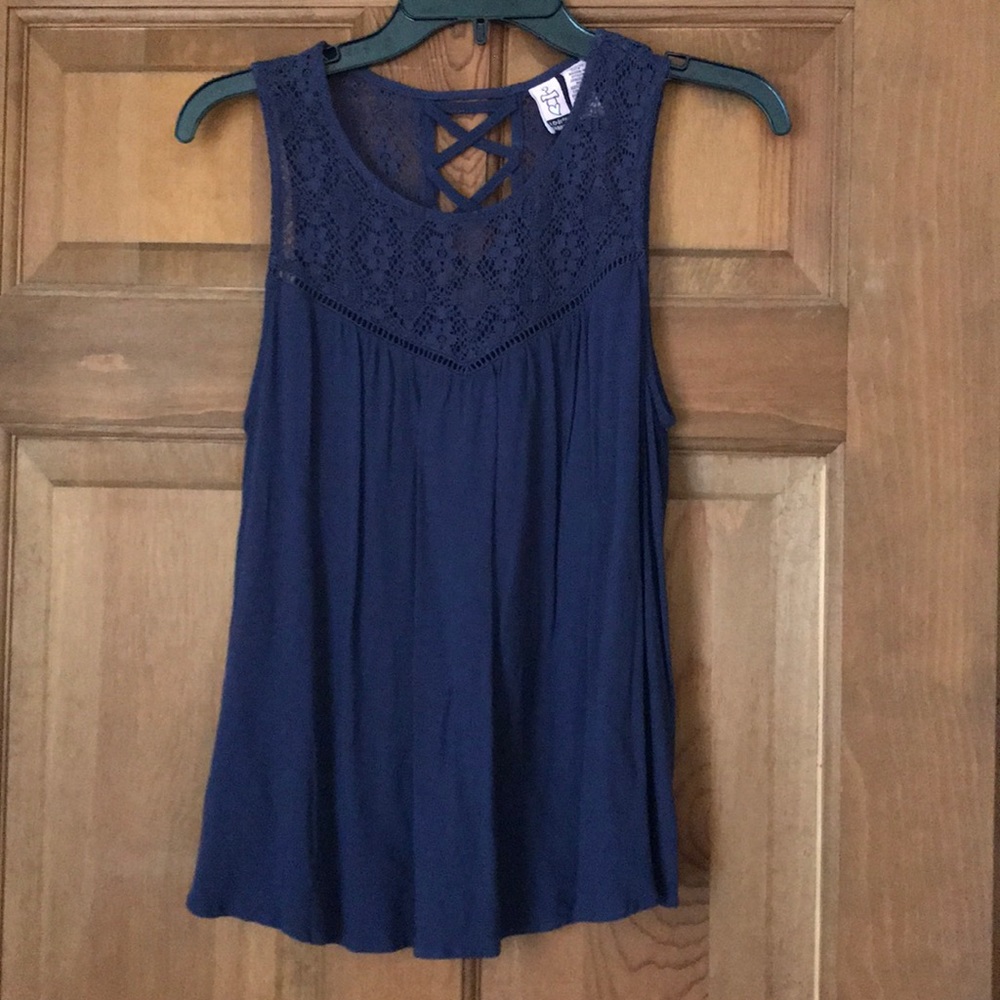 Purple Top with Lace